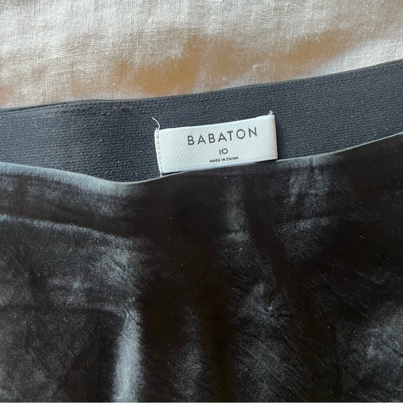 Black Babaton slip mini skirt - Picture 4 of 7